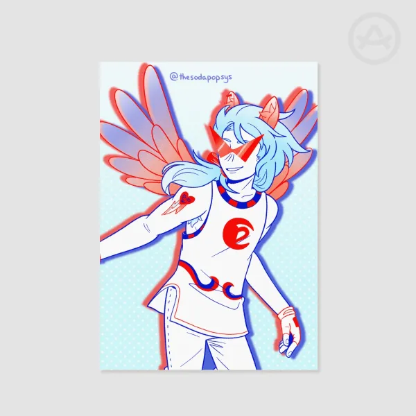 Rainbowdirksprite^2 Mini Print