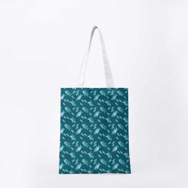 Sardine Seamless Pattern || Full-print Canvas Tote Bag