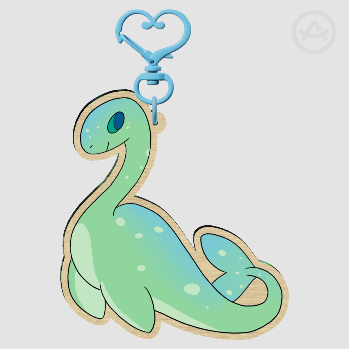 Lil Nessie - Wood Keychain