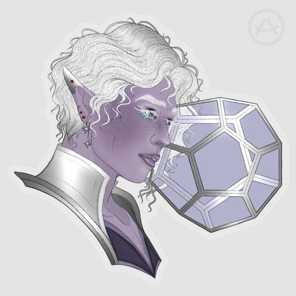 Essek Thelyss Vinyl Sticker (Critical Role)