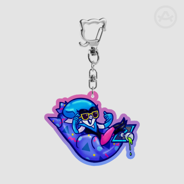 Radical Queen PET Plastic Keychains