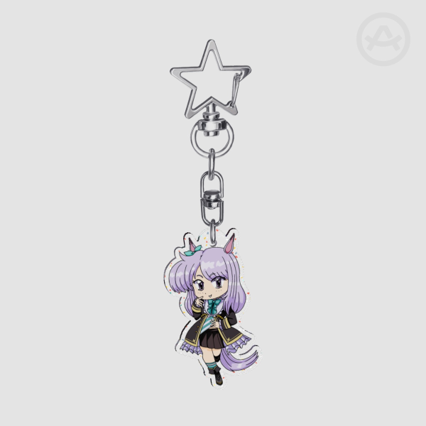 [Umamusume] Mejiro McQueen Glitter Acrylic Keychain