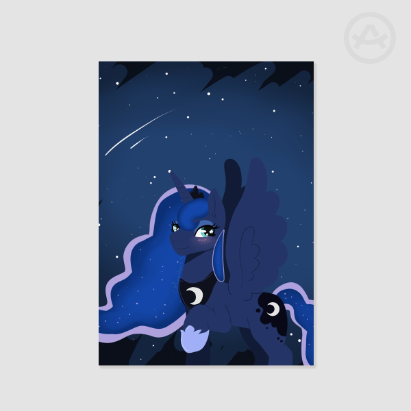 Smoll Princess Luna Poster