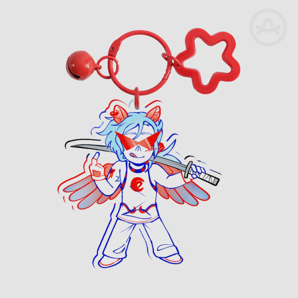 Rainbowdirksprit^2 Acrylic Keychain