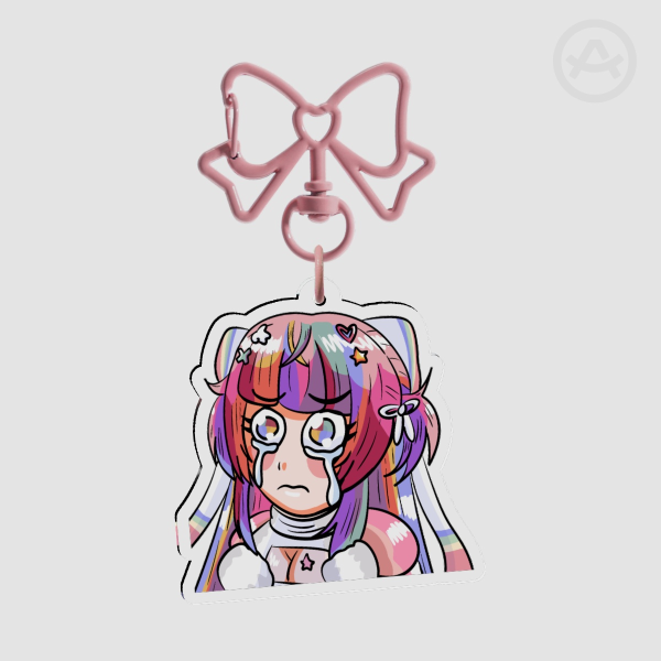 Dreamie Cry Keychain (Double-Sided)