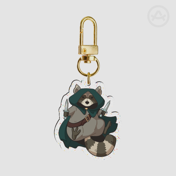 Rogue Glitter Acrylic Keychain