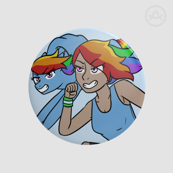 Rainbow Dash Badges (Button Pins)