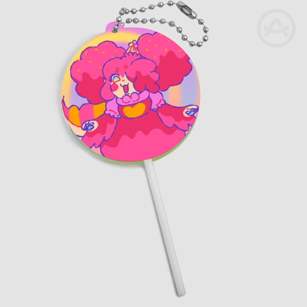 Poffin Lollipop Keychains