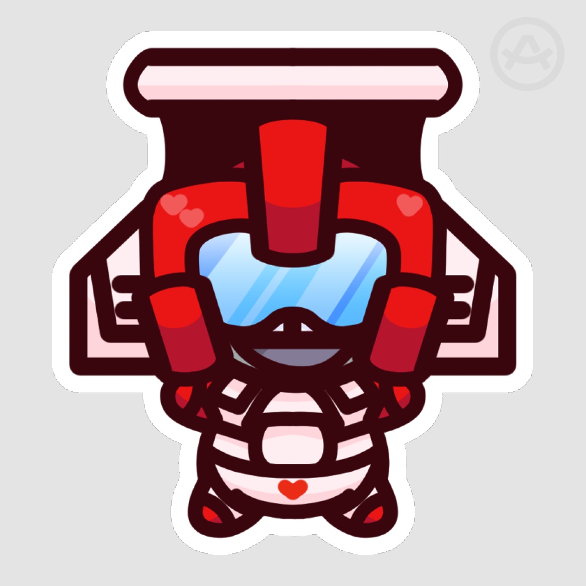 Swerve Pebble Sticker