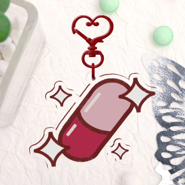 Shiny Capsule "Flow Friends" Keychain