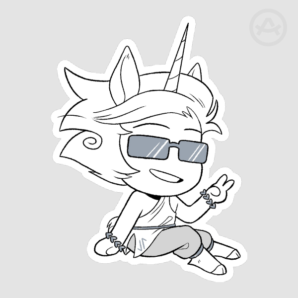 Swiss Die Cut Sticker