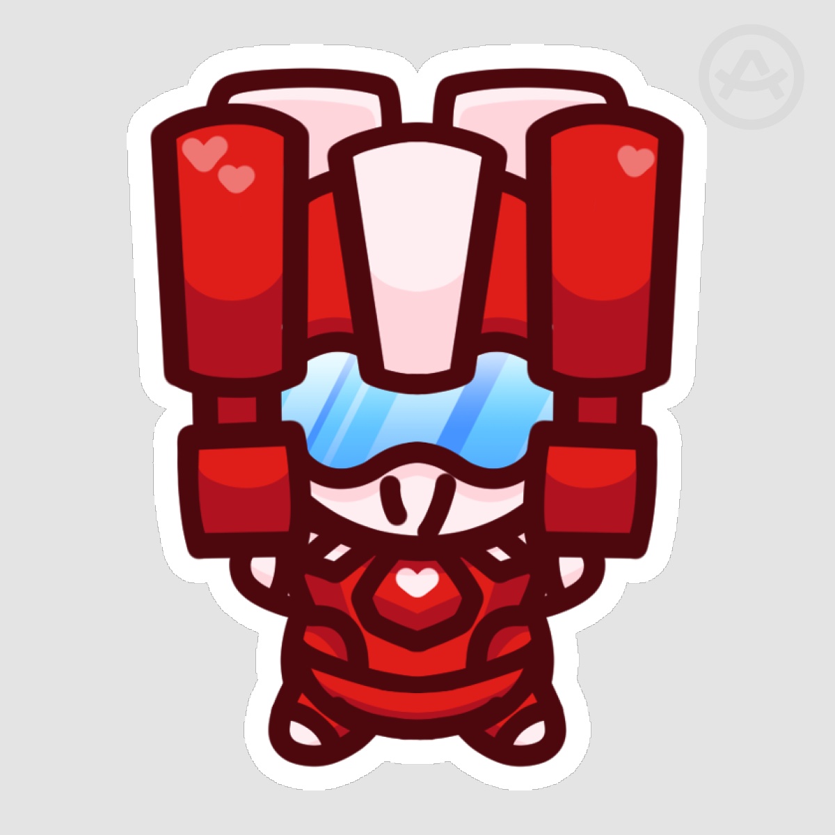 First Aid Pebble Sticker