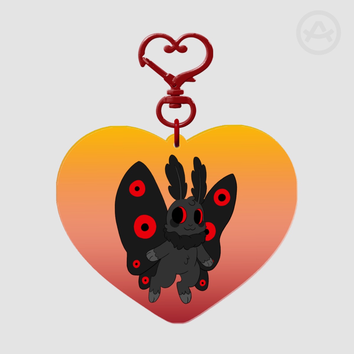 Lil Mothman - Colored Acrylic Keychain