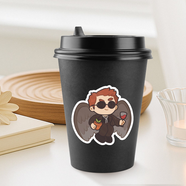 Crowley Good Omens Sticker