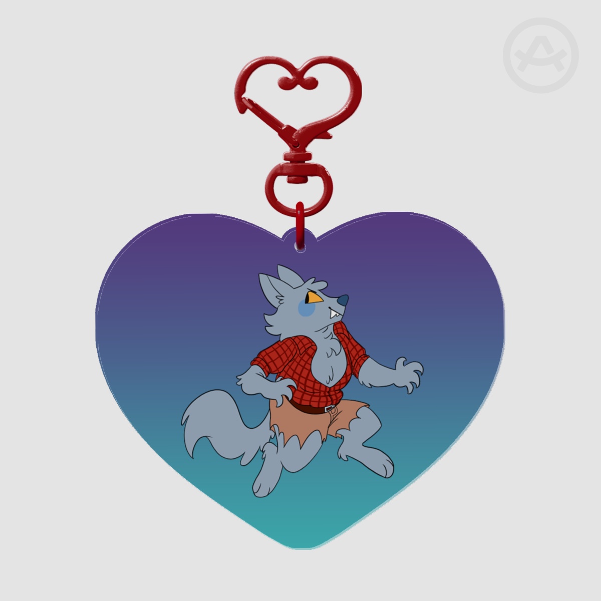 Lil Werewolf - Colored Acrylic Keychain