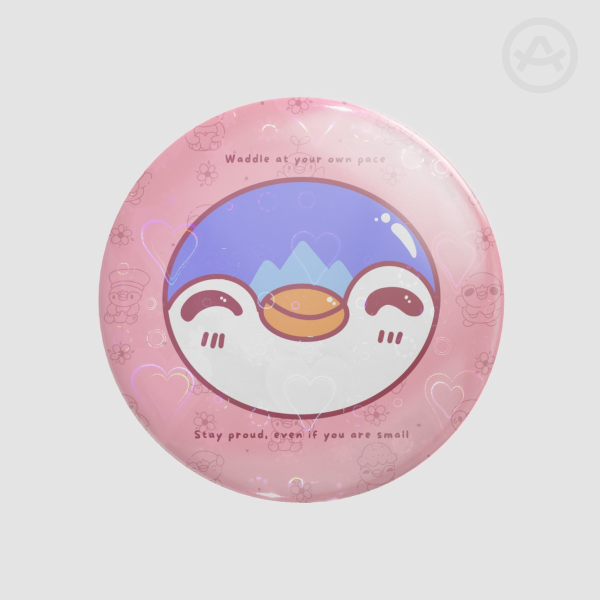 Piplup "Waddle at your own pace" button