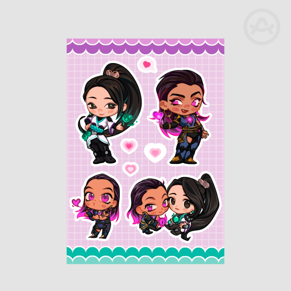 VALORANT Reyge Sticker Sheet (MATTE)