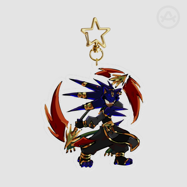 Setekh Fighting Keychain