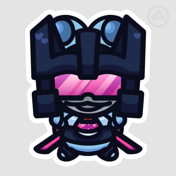 Rotorstorm Pebble Sticker