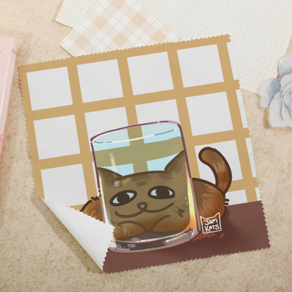 Glass Cat Cloth