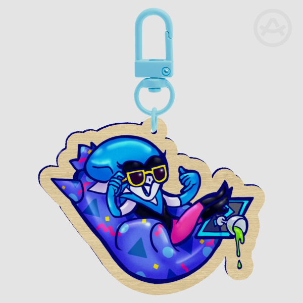 Radical Queen Wood Keychains