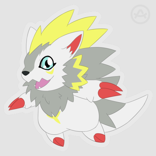 Herissmon Clear PET Vinyl Die Cut Stickers