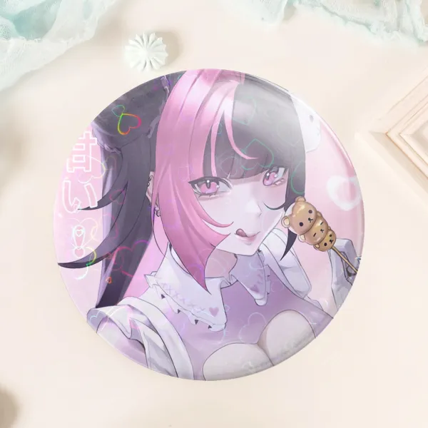 Yumeko Button Pin