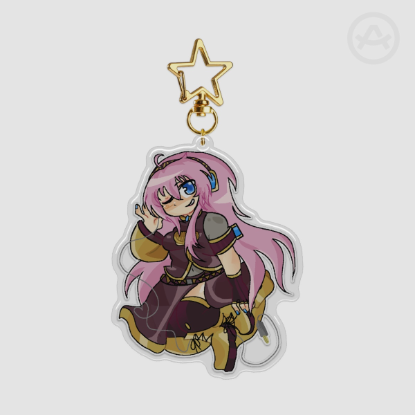 megurine luka keychain !!!