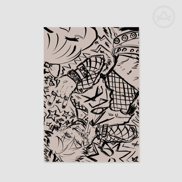 [ALNST] Punk!Till Sketch A4 Poster Printing