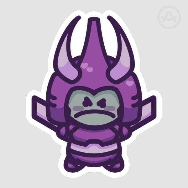 Cyclonus Pebble Sticker