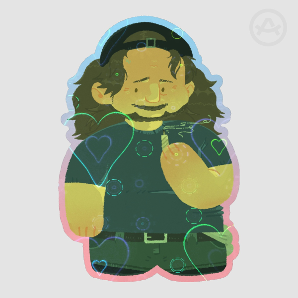 birthday boy sticker