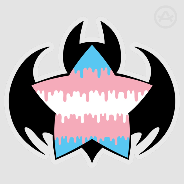Bat Star [Trans] Sticker