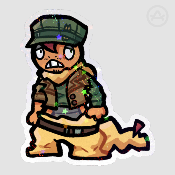 Robert Macready Scrafty holo sticker