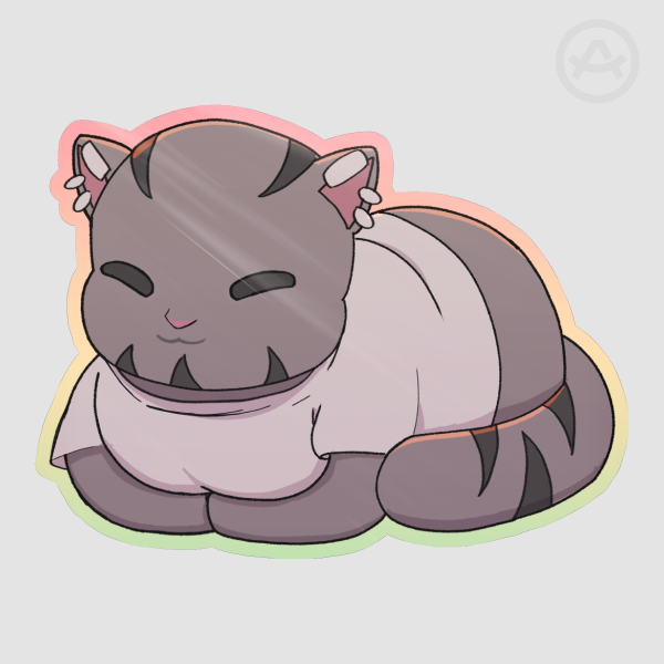 Euryloaf Colored Edge Die Cut Stickers