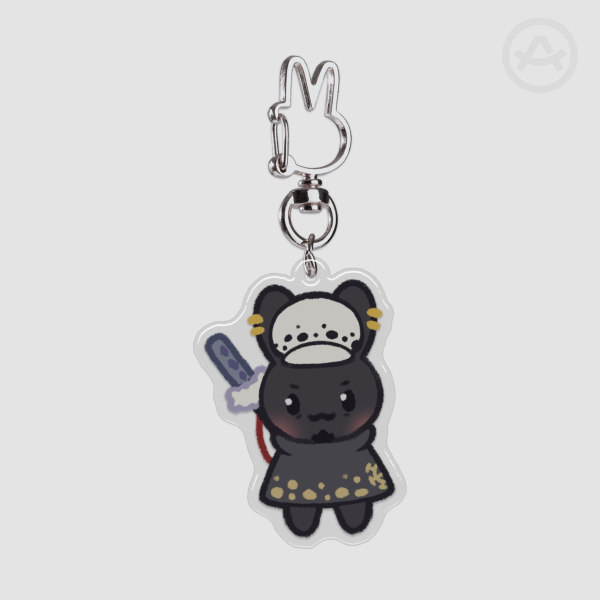 Law Bunny Epoxy Keychain