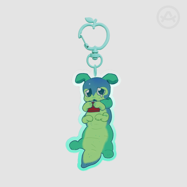 Squirm Clear Acrylic Keychain