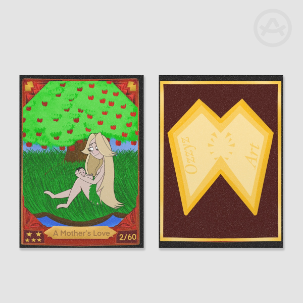 A Mothers Love Fan Trading Card