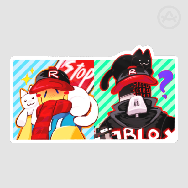 NoobGuest square sticker