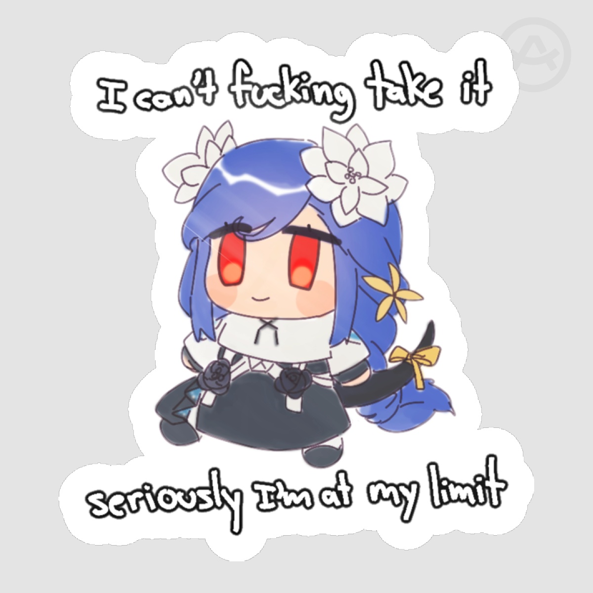 Dizzy at her Limit Sticker