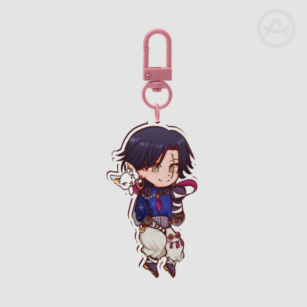 Zali Clear Acrylic Keychains