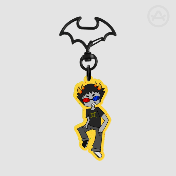 Sollux Captor emo art style acrylic charm