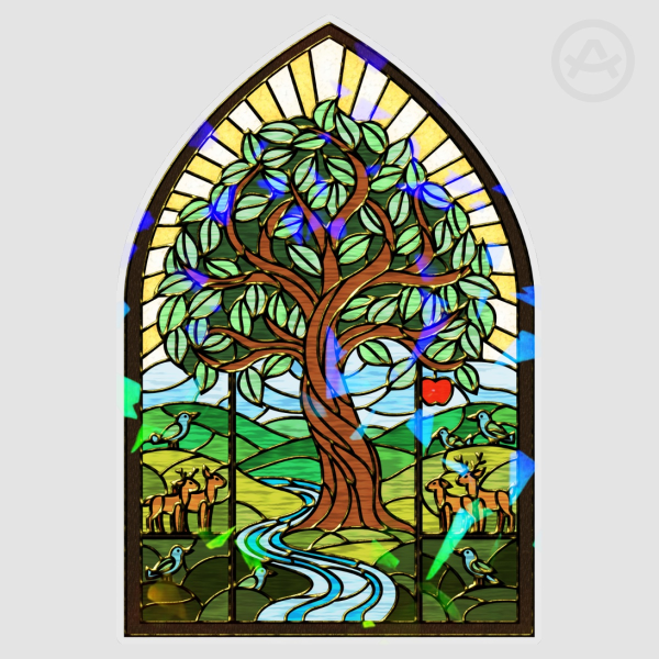 Garden of Eden Stained Glass
