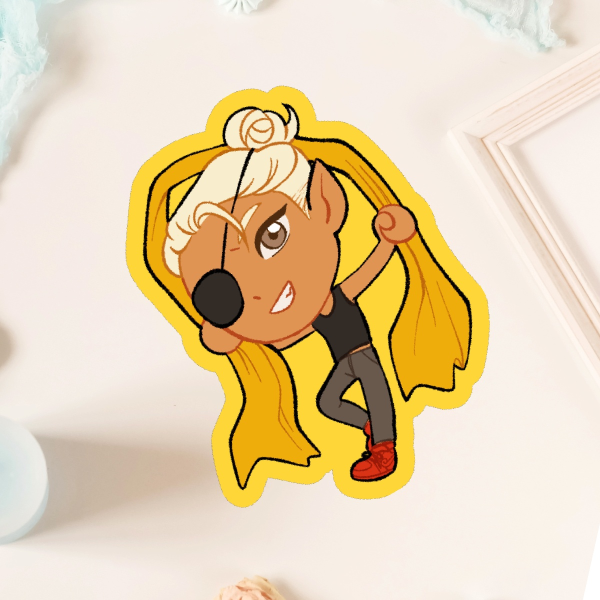 Fantasy High Fabian Seacaster Sticker