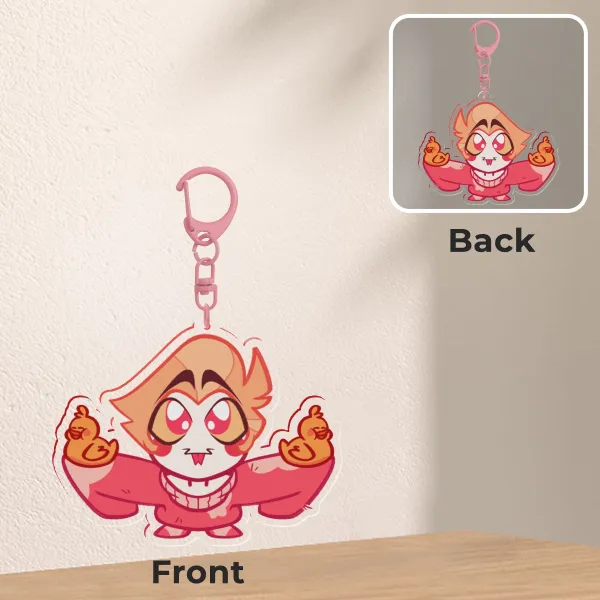 Lucifer Sweater Duck Acrylic Keychain