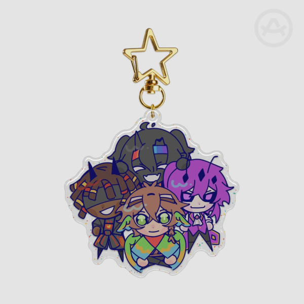 Unstable Universe Protag Epoxy Keychain