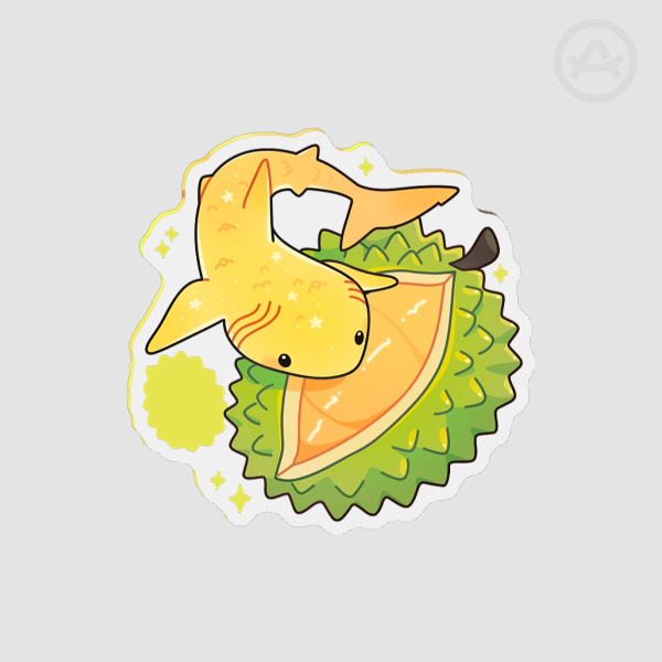 Durian shark Fridge Magnet - 1.96""(50mm)