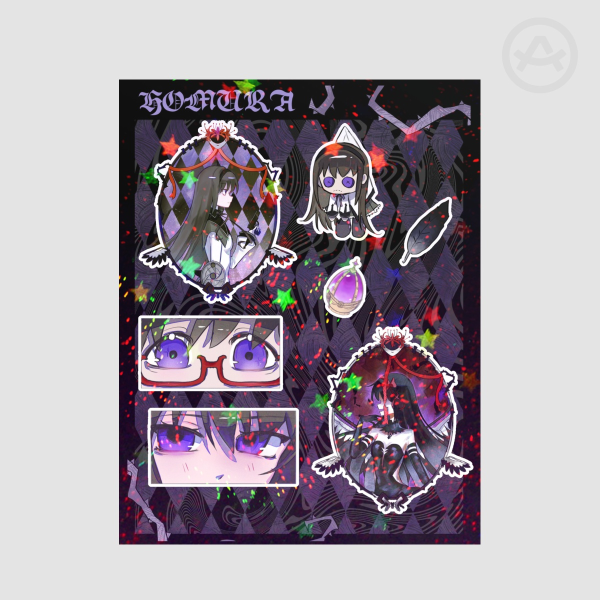 Homura Akemi Sticker Sheet