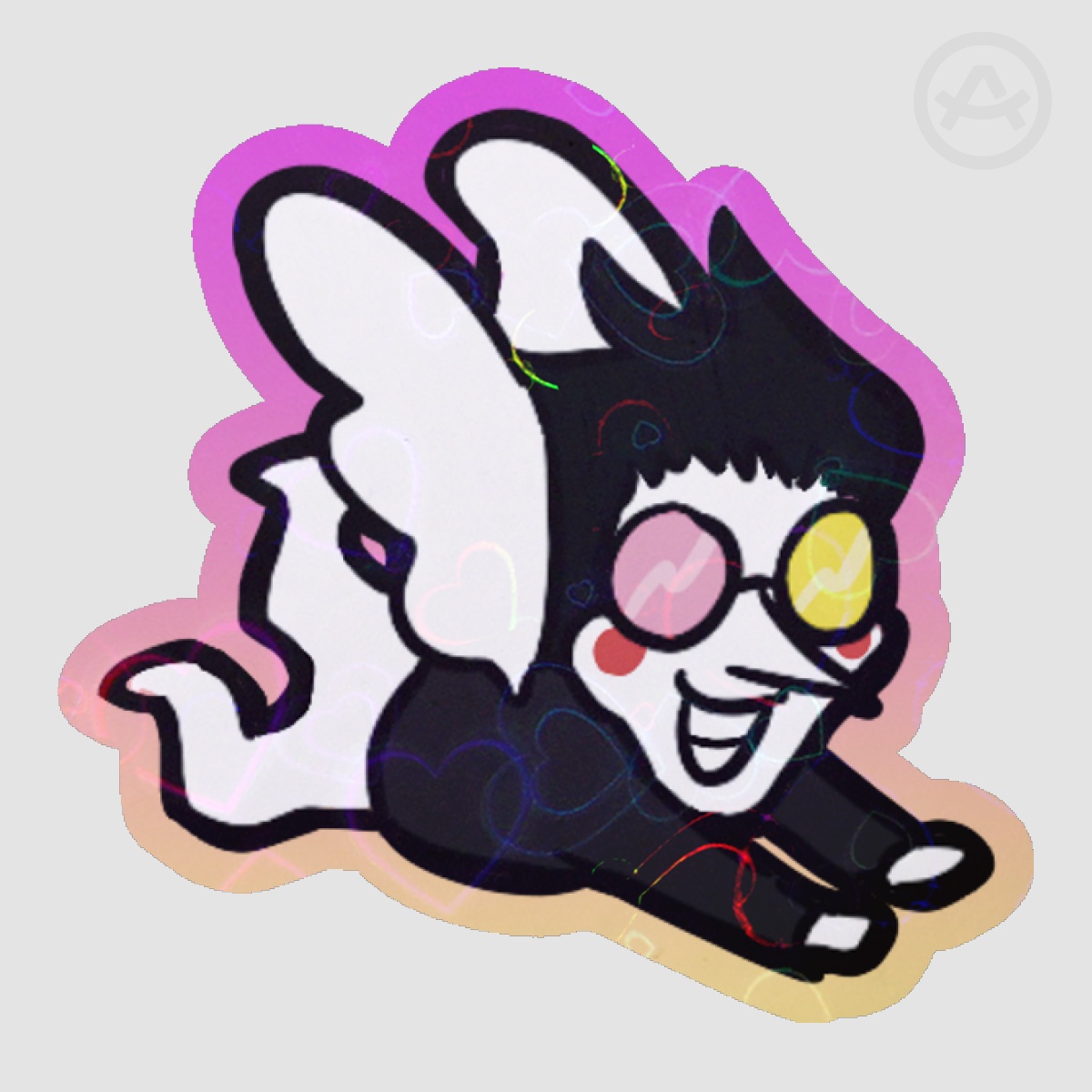 Angel Spamton Die Cut Sticker