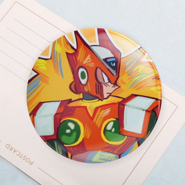 Zero (Megaman X) (Button Pin)