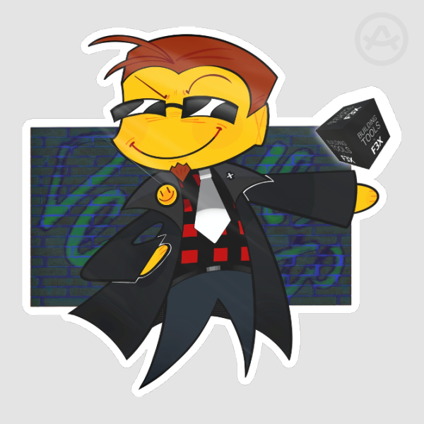 “He lost his voice so now what” sticker